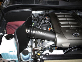 Airaid 07-14 Toyota Tundra/Sequoia 4.6L/5.7L V8 CAD Intake System w/ Tube (Dry / Red Media) - Corvette Realm