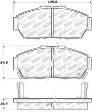 Load image into Gallery viewer, StopTech Street Touring 93-95 Honda Civic Coupe Front Brake Pads - Corvette Realm