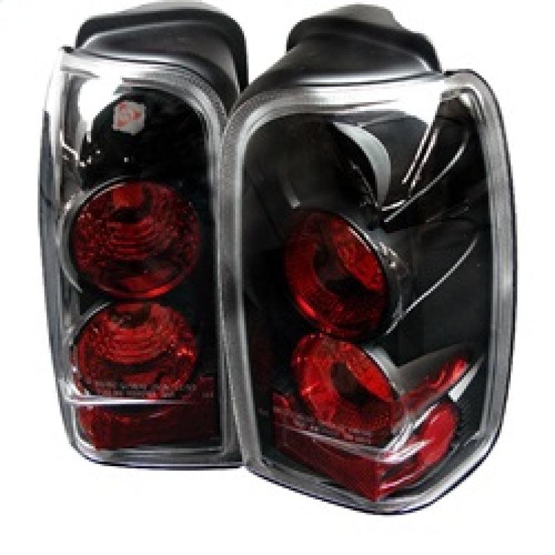 Spyder Toyota 4 Runner 96-02 Euro Style Tail Lights Black ALT-YD-T4R96-BK - Corvette Realm