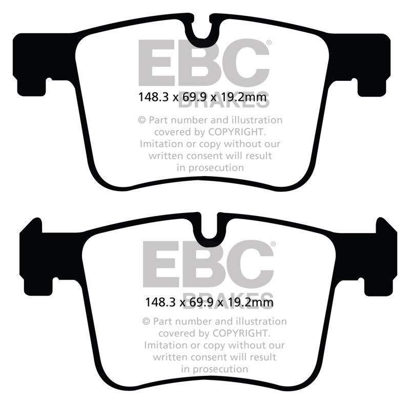 EBC 11+ BMW X3 2.0 Turbo (F25) Redstuff Front Brake Pads - Corvette Realm