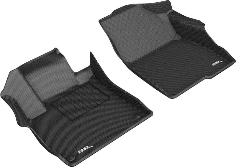 3D MAXpider 2018-2020 Honda Accord Kagu 1st Row Floormat - Black - Corvette Realm