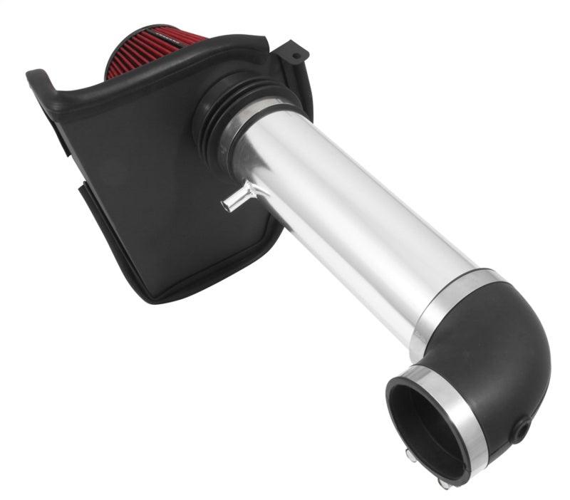 Spectre 11-17 Dodge Challenger/Charger 5.7L V8 Air Intake Kit - Polished w/Red Filter - Corvette Realm