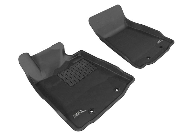 3D MAXpider 2009-2019 Nissan 370Z Kagu 1st Row Floormat - Black - Corvette Realm