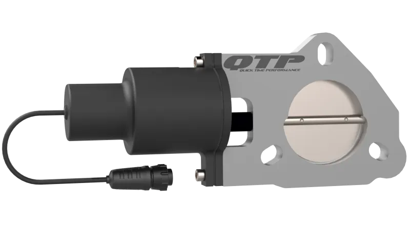 QTP 2.25in Bolt-On QTEC Electric Cutout Valve - Single