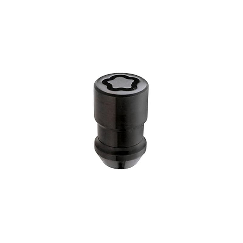 McGard Wheel Lock Nut Set - 4pk. (Cone Seat) 1/2-20 / 3/4 & 13/16 Dual Hex / 1.46in. Length - Black - Corvette Realm