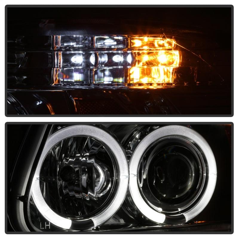 Spyder Ford Explorer 95-01 1PC Projector Headlights LED Halo Chrm PRO-YD-FEXP95-HL-1PC-C - Corvette Realm