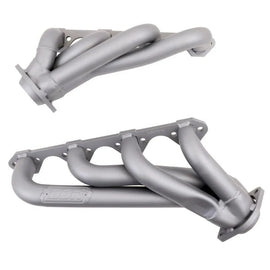 BBK 79-93 Mustang 351 Swap Shorty Unequal Length Exhaust Headers - 1-5/8 Titanium Ceramic - Corvette Realm