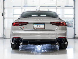 AWE Tuning Audi B9 RS5 Touring Edition Exhaust - w/ Diamond Black RS Tips - Corvette Realm