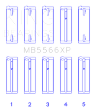 Load image into Gallery viewer, King Audi A4 1.8L AEB Performance Main Bearing Set - Size +.25mm