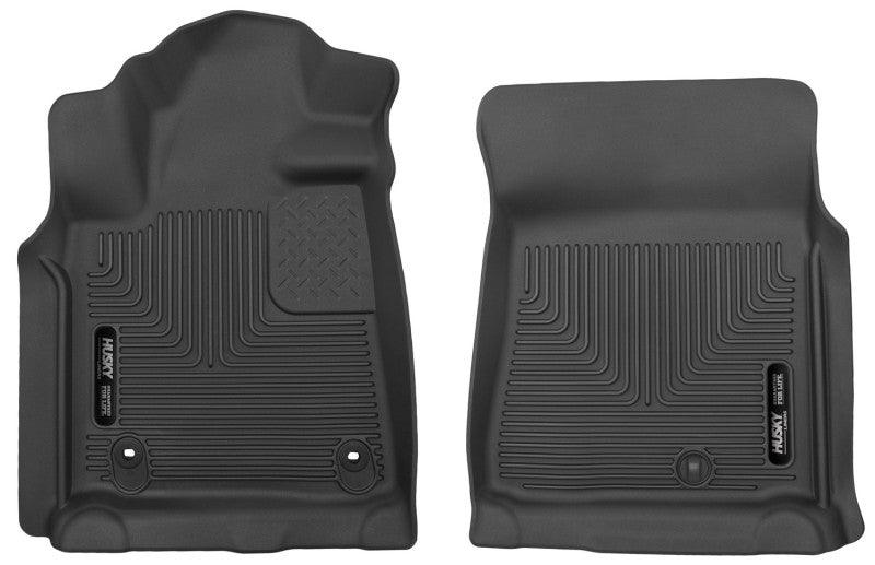 Husky Liners 12-14 Toyota Tundra Pickup(Crew / Ext / Std Cab) X-Act Contour Black Front Floor Liners - Corvette Realm