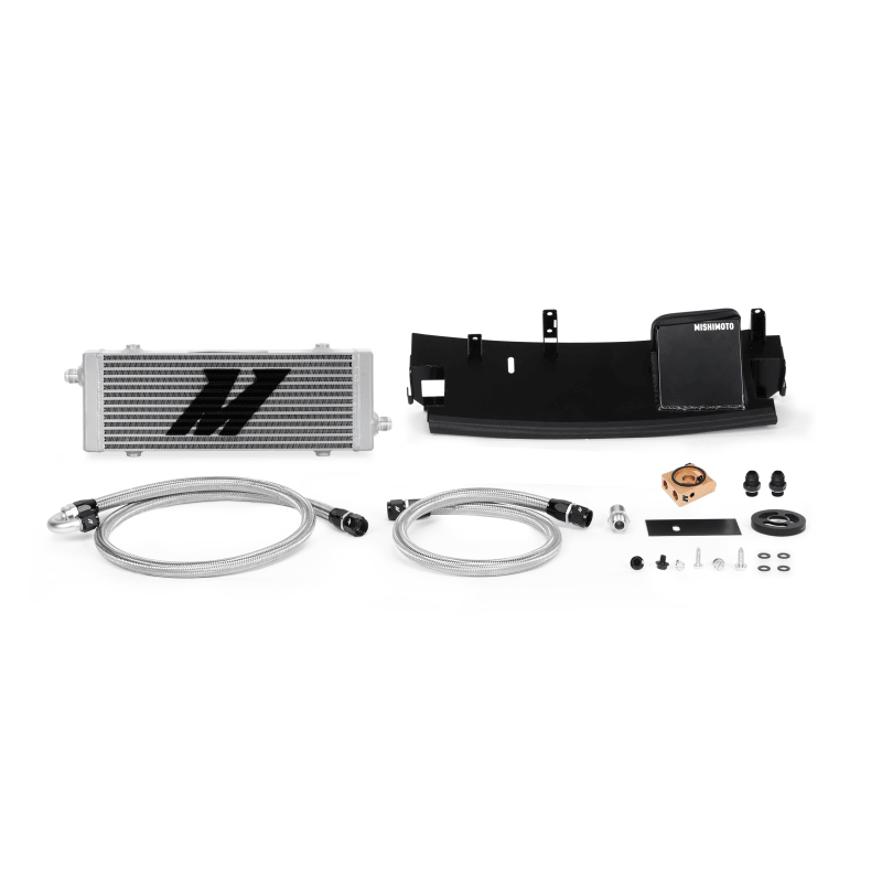 Mishimoto 2016+ Ford Focus RS Thermostatic Oil Cooler Kit - Silver - Corvette Realm