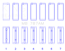 Load image into Gallery viewer, King Toyota 5ME/5MGE/7MGE/7MGTE (Size STD) Main Bearing Set - Size STD