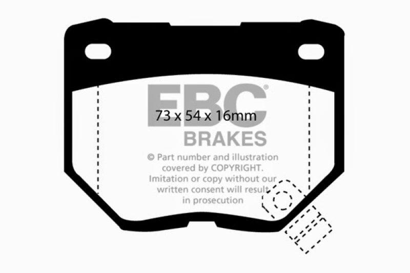 EBC 89-95 Nissan Skyline (R32) 2.6 Twin Turbo GT-R Bluestuff Rear Brake Pads - Corvette Realm