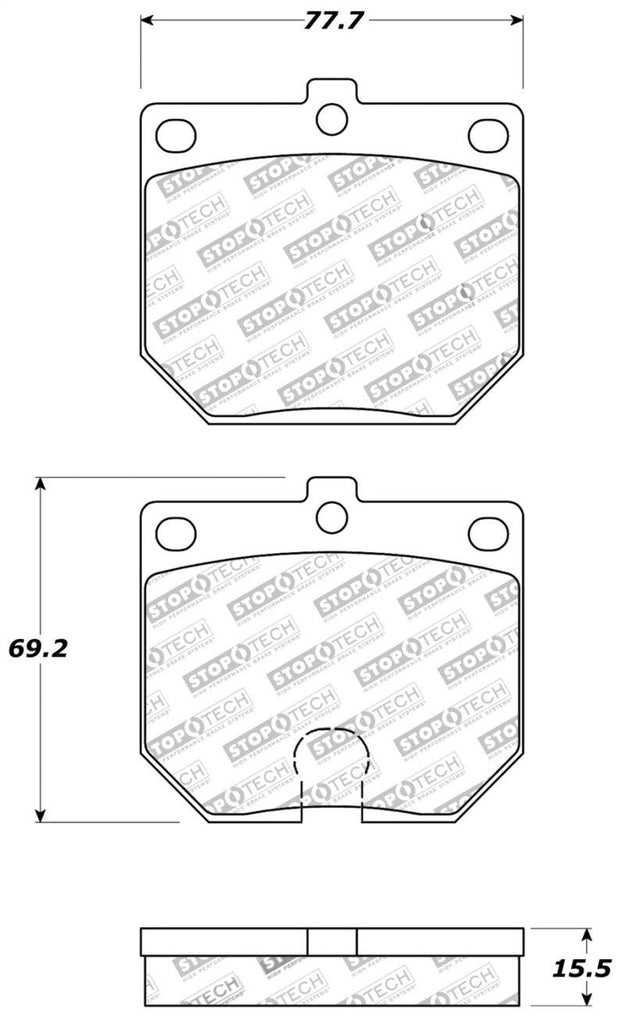 StopTech Street Touring Brake Pads - Corvette Realm