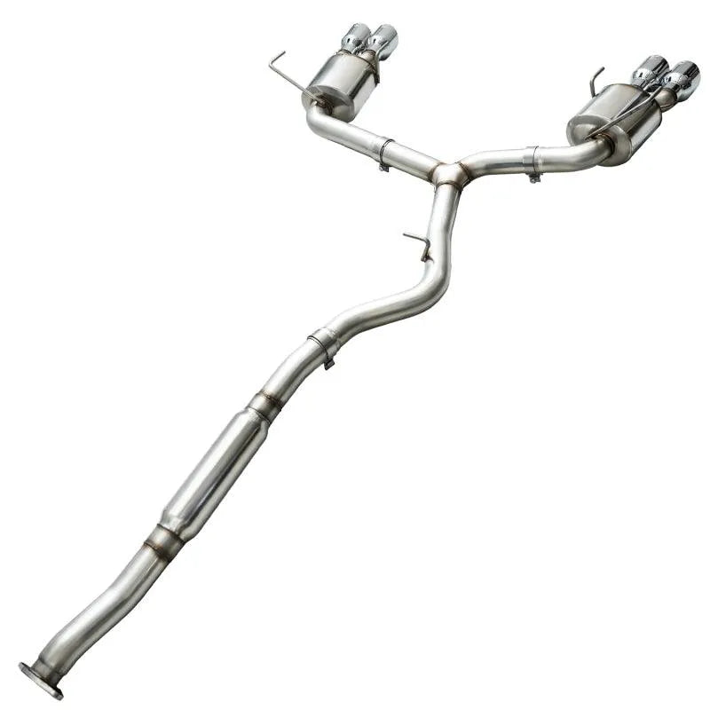 AWE Tuning 2015+ Subaru WRX VA Sedan Touring Edition Exhaust - Chrome Silver Tips (102mm) - Corvette Realm