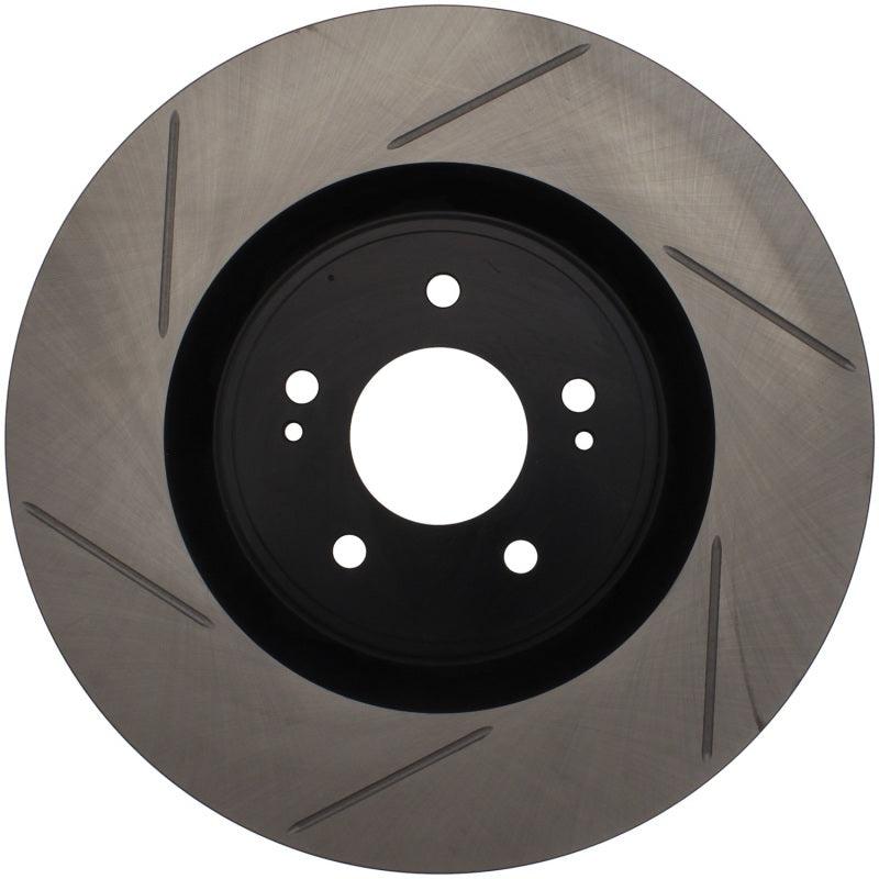 StopTech Power Slot 08-09 Evo 10 Slotted Right Front Rotor - Corvette Realm