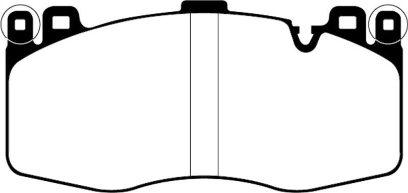 EBC 2015+ BMW X5M 4.4TT (F85) Yellowstuff Front Brake Pads - Corvette Realm