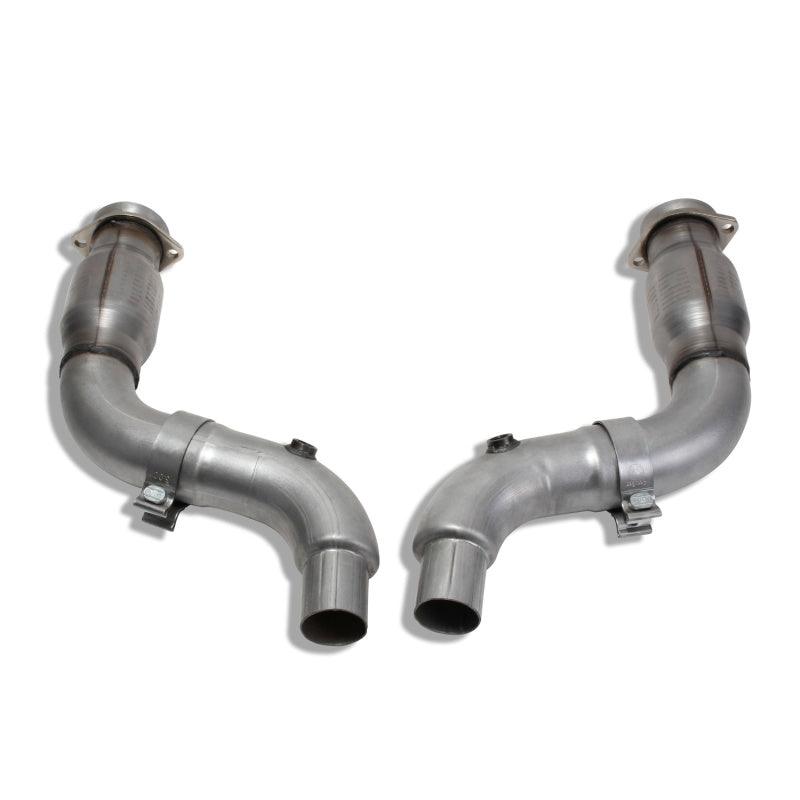 BBK 05-20 Dodge Challenger/Charger 6.1/6.2/6.4L Hemi 3in Catted High Flow Mid Pipe - Corvette Realm