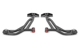 BMR 10-14 Ford Mustang / Shelby GT500 Non-Adj. Lower A-Arms (Poly/Delrin) - Black Hammertone - Corvette Realm