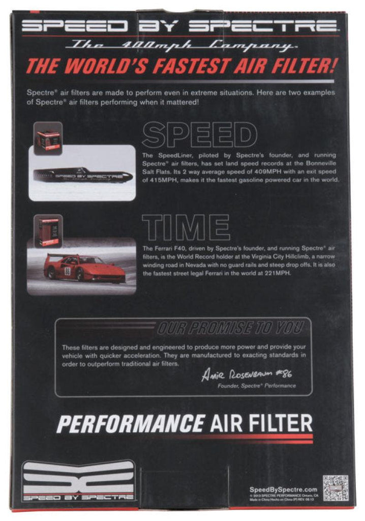 Spectre 13-18 Nissan Pathfinder 3.5L V6 F/I Replacement Air Filter - Corvette Realm