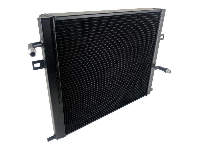 CSF BMW B58/B48 Front Mount Triple-Pass Heat Exchanger w/Rock Guard - Black - Corvette Realm