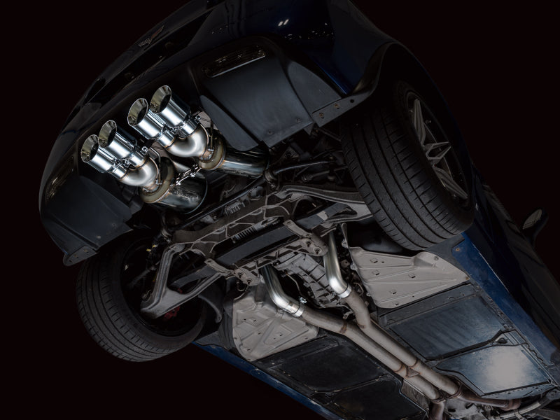 AWE Tuning C6 Chevrolet Corvette Z06/ZR1 Track Edition Axle-back Exhaust w/ Chrome Silver Tips