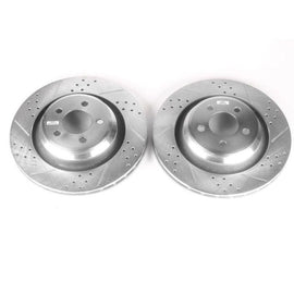 Power Stop 05-10 Chrysler 300 Rear Evolution Drilled & Slotted Rotors - Pair - Corvette Realm