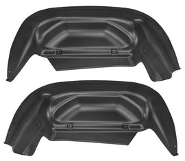 Husky Liners 14-15 Chevy/GMC Silverado/Sierra Black Rear Wheel Well Guards - Corvette Realm
