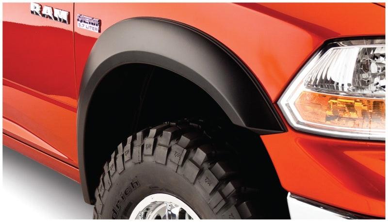 Bushwacker 02-08 Dodge Ram 1500 Fleetside Extend-A-Fender Style Flares 4pc 78.0/96.0in Bed - Black - Corvette Realm