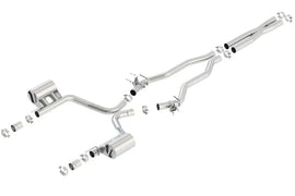 Borla 15-23 Dodge Charger SRT 392 6.4L No Tip Single Split Rear Exit ATAK w/ Valves Exhaust