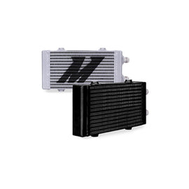 Mishimoto Universal Small Bar and Plate Dual Pass Black Oil Cooler - Corvette Realm