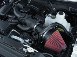 Airaid 08-10 Ford F-250/350 5.4L V8/6.8L V10 CAD Intake System w/o Tube (Oiled / Red Media) - Corvette Realm