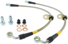 Load image into Gallery viewer, StopTech Stainless Steel Front Brake Lines 98-07 Toyota Land Cruiser - Corvette Realm
