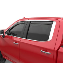 Load image into Gallery viewer, EGR 2019 Chevy 1500 Crew Cab In-Channel Window Visors - Dark Smoke