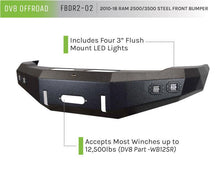 Load image into Gallery viewer, DV8 Offroad 10-14 Dodge Ram 2500/3500 Front Bumper - Corvette Realm