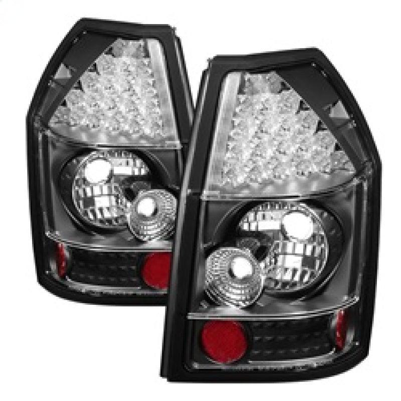 Spyder Dodge Magnum 05-08 LED Tail Lights Black ALT-YD-DMAG05-LED-BK - Corvette Realm