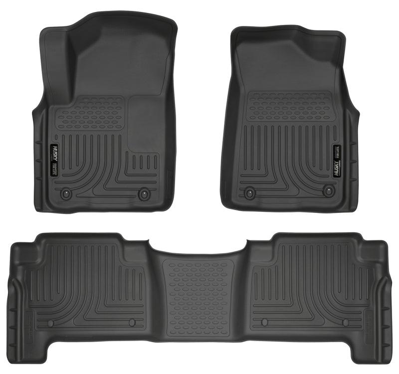 Husky Liners 2011 Infiniti QX56 WeatherBeater Combo Black Floor Liners - Corvette Realm