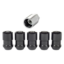 Load image into Gallery viewer, McGard Wheel Lock Nut Set - 5pk. (Cone Seat) M12X1.5 / 3/4 Hex / 1.46in. Length - Black - Corvette Realm