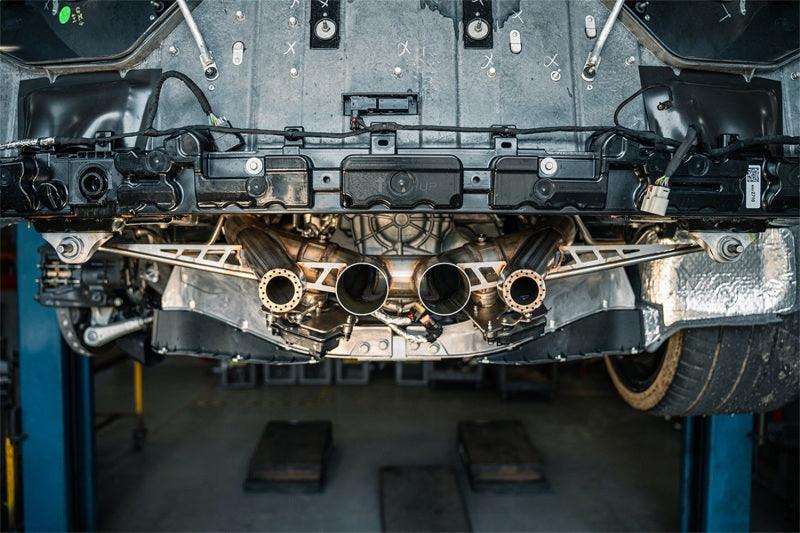 Corsa 2023 Chevrolet Corvette C8 Z06 3in Valved Cat-Back Exhaust Muffler Delete Track System w/o Tip - Corvette Realm