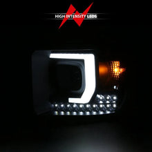 Load image into Gallery viewer, ANZO 2014-2015 Gmc Sierra 1500HD Projector Plank Style Headlight Black W/ Drl - Corvette Realm