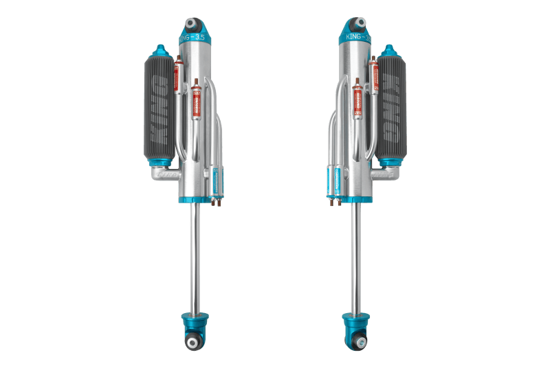 King Shocks 2021+ RAM 1500 TRX Rear 3.5 Dia Full Adjustable 4 Tube Bypass w/ Finned Res Shock (Pair) - Corvette Realm