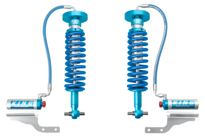 King Shocks 2015+ Ford F150 4WD Front 2.5 Dia Remote Reservoir Coilover w/Adjuster (Pair) - Corvette Realm