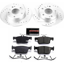 Power Stop 16-19 Honda Civic Rear Z23 Evolution Sport Brake Kit - Corvette Realm