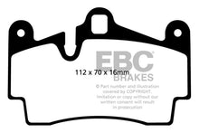Load image into Gallery viewer, EBC 04-07 Porsche Cayenne 3.2 Redstuff Rear Brake Pads - Corvette Realm