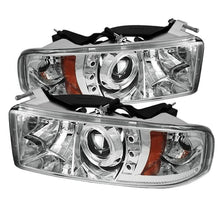 Load image into Gallery viewer, Spyder Dodge Ram 1500 94-01 94-02 Projector Headlights LED Halo LED Chrm PRO-YD-DR94-HL-AM-C - Corvette Realm