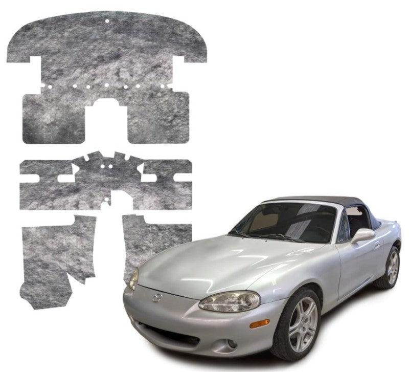 DEI 90-05 Mazda Miata NA & NB Under Carpet Interior Insulation Kit - 1/2in Thick - Corvette Realm