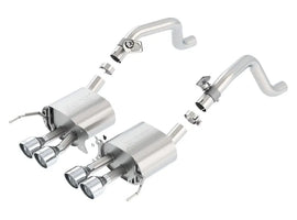 Borla 14-19 Chevy Corvette C7 w/ AFM w/o NPP S Type Axle-Back Exhaust Quad Rd RL Tips