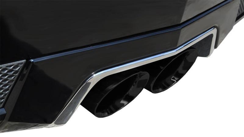 Corsa 11-13 Cadillac CTS Coupe V 6.2L V8 Black Sport Axle-Back Exhaust - Corvette Realm