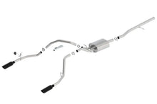 Load image into Gallery viewer, Borla 14-19 Silverado / Sierra 1500 Cat-Back S-Type Exhaust 2.75in Into Dual 2.25in Out 4in Split Rear Exit-Black Chrome