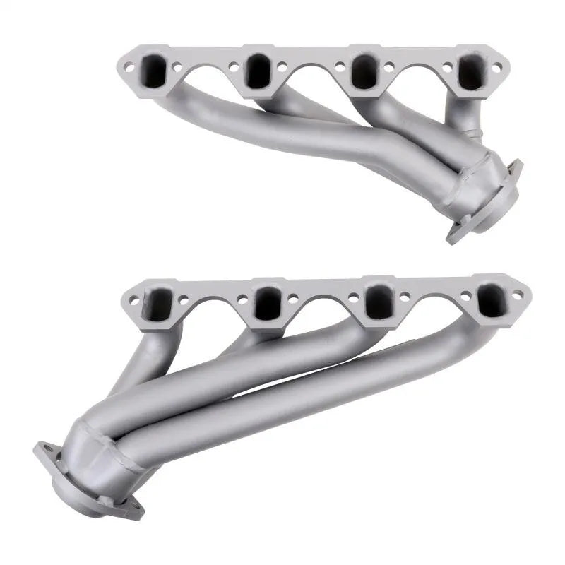 BBK 79-93 Mustang 351 Swap Shorty Unequal Length Exhaust Headers - 1-5/8 Titanium Ceramic - Corvette Realm